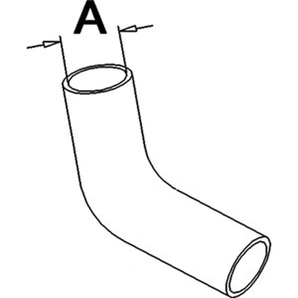 Aftermarket Upper Radiator Hose 3382976M2 - main